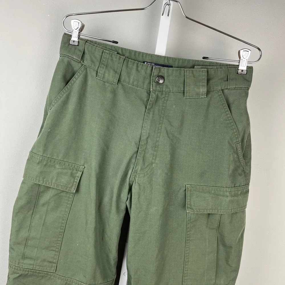 5.11 Tactical Taclite TDU Cargo Pants Mens M Relaxed Fit Olive Green Workwear‎